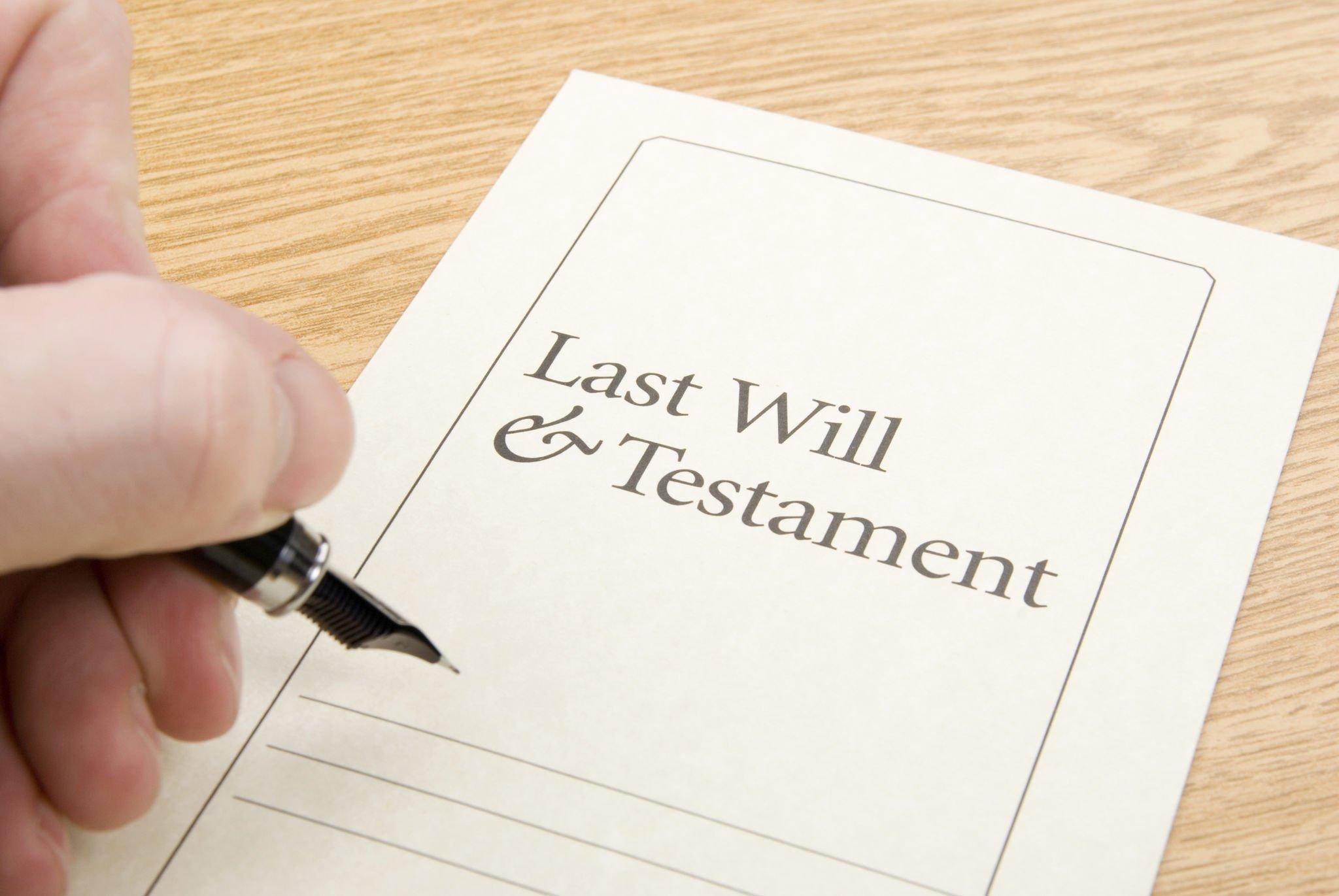 Few Things that You Should Always Avoid Putting in Your Will